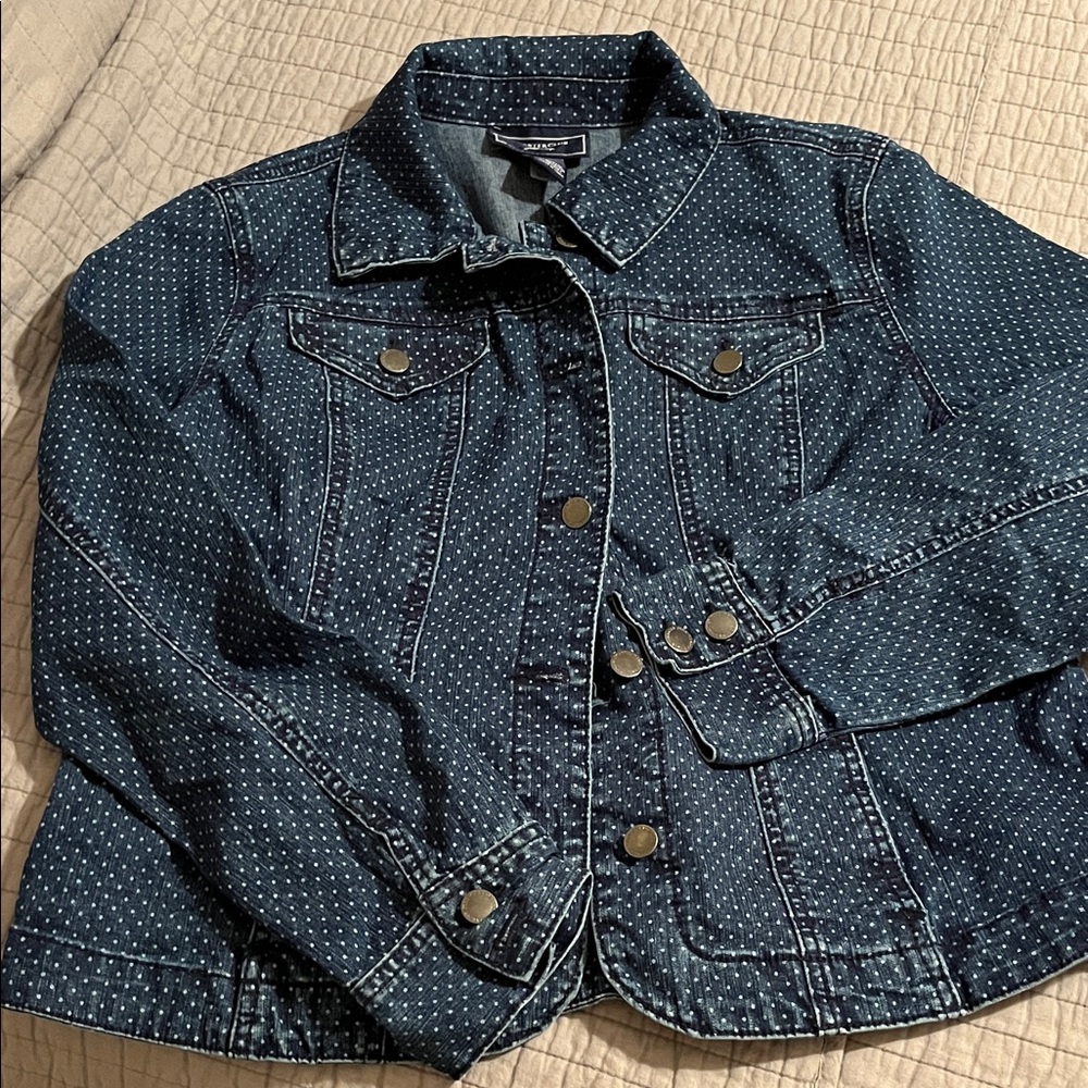Women’s Jean Polka Dot Jacket